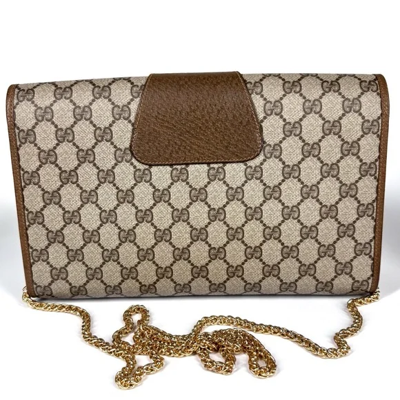 Gucci Large Ophidia Sherry Line Supreme GG Monogram Clutch/crossbody bag - Picture 4 of 16